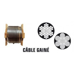 Cable acier galva 7x7 -...