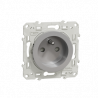 Odace - prise de courant 2P+T Alu - connexions rapides