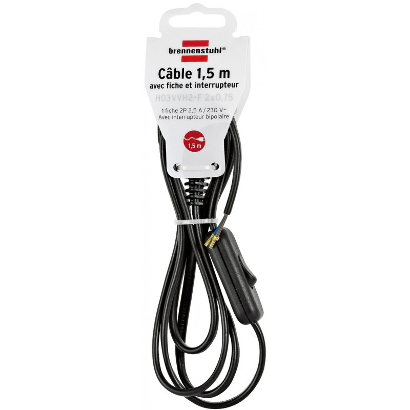 Cavo Prolunga Elettrica Algam Lighting IEC - 1 Mm² Lunghezza 0,6 Metri Per Luci Stage